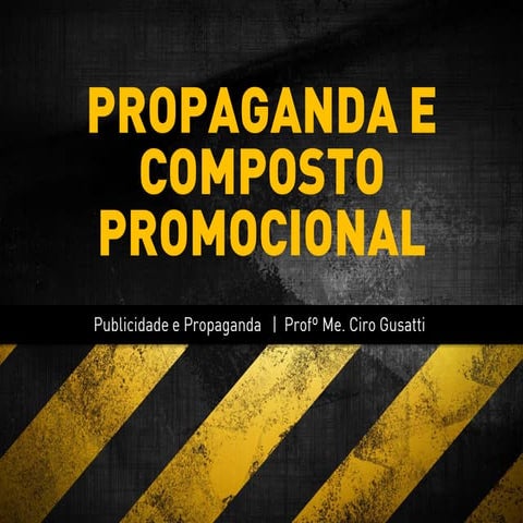 Propaganda e composto promocional | PPT