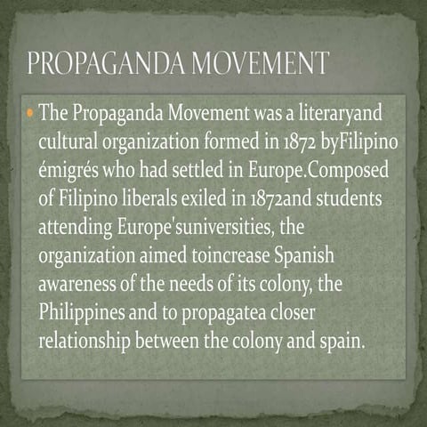 Propaganda Movement | PPTX