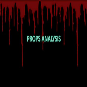 Prop analysis