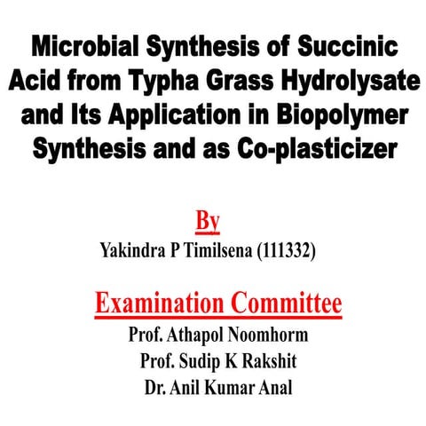 Succinic Acid- Presentation