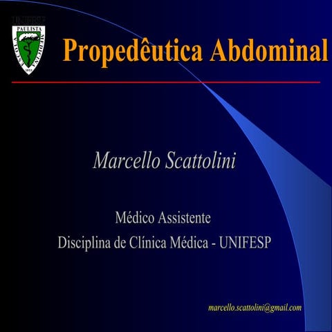 Propedeutica abdominal