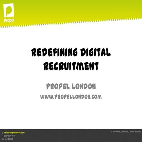 Propel Presentation | PPTX