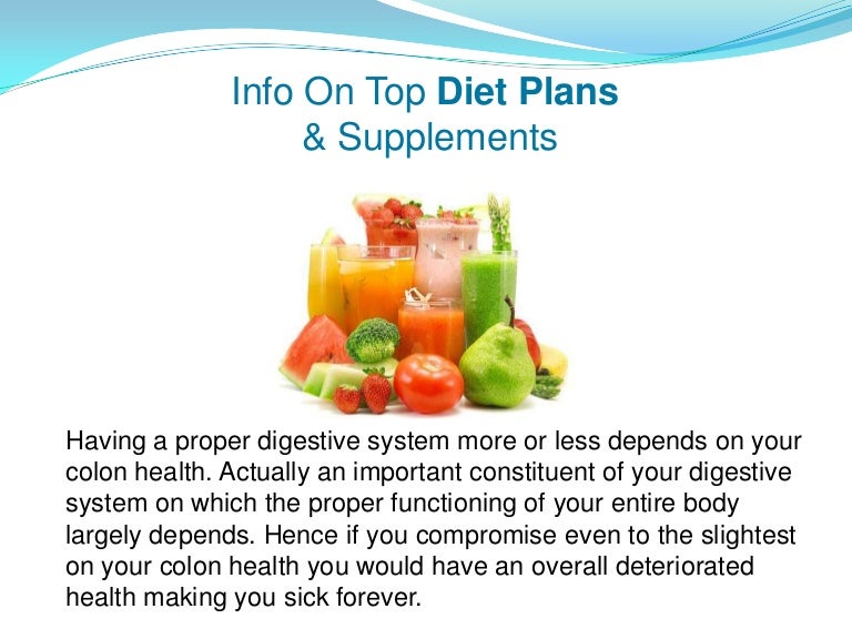 Proper Diet For Colon Health