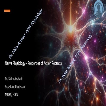 Nerve Physiology - Properties of Action Potential | PDF