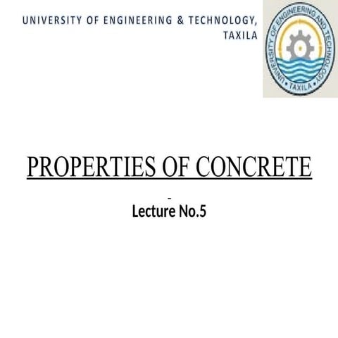 Properties of Concrete.ppt imp topic of concrete
