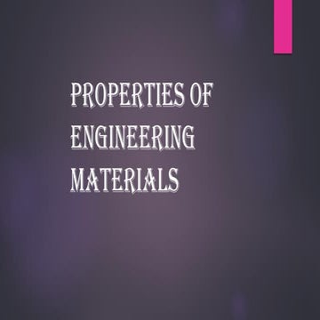 Properties of engineering materials