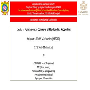 properties of fluid and Numerical on properties of fluid