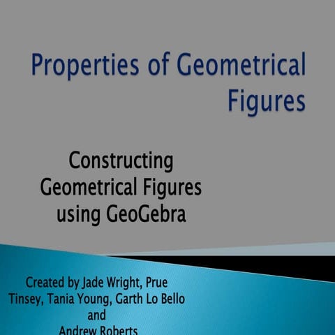 Properties of geometrical figures
