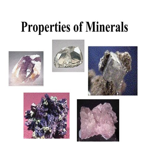 Physical Properties of Minerals