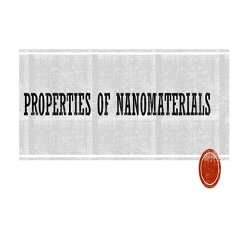 Properties of Nanomaterials summarized.pdf