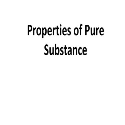Thermody Properties of Pure Substance (1).ppt | Chemistry | Science