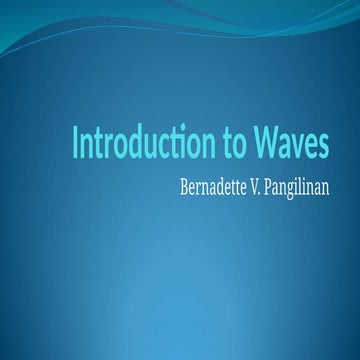 Properties of Waves and some sample problems about speed of waves
