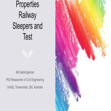 Properties Railway Sleepers And Test Pptx