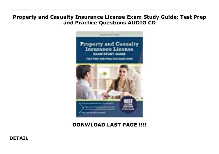 Property And Casualty Insurance Practice Exam Property