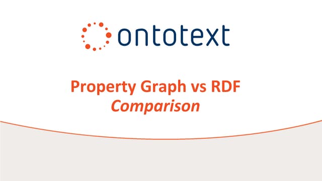 Property graph vs. RDF Triplestore comparison in 2020