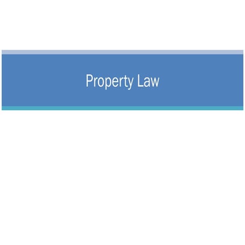 Property Law