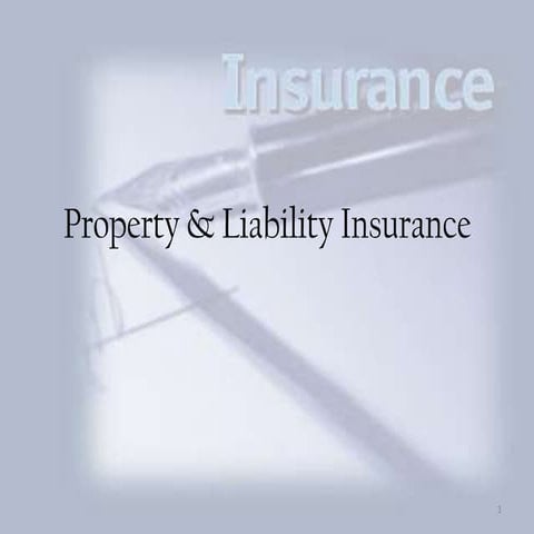Property & Liability Insurance