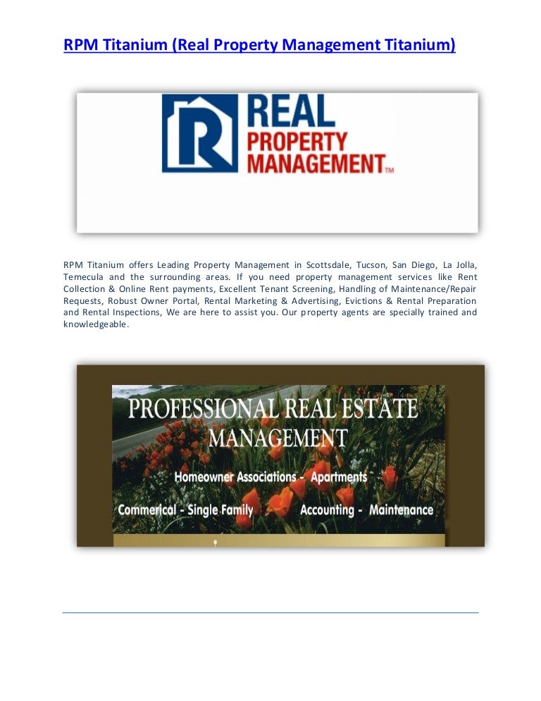 Reliable property management company in La Jolla