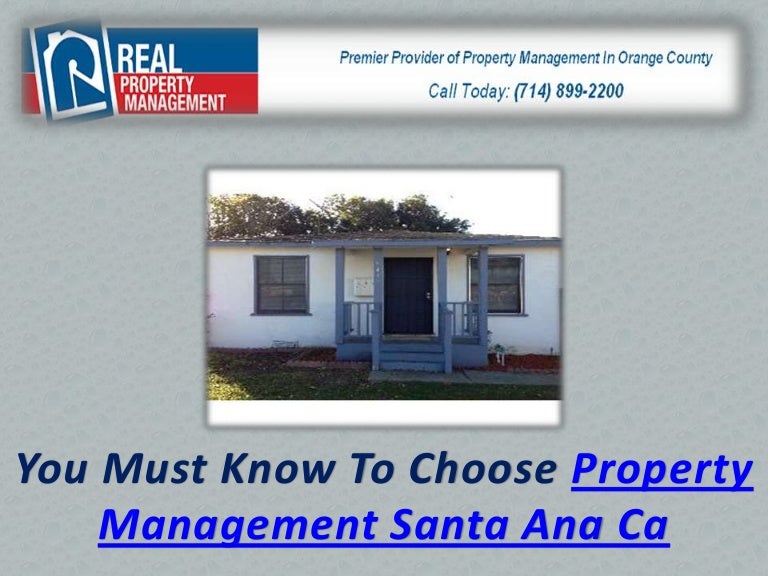 Property Management Santa Ana Ca