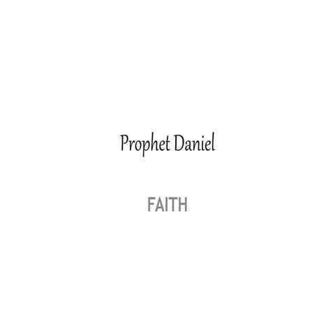 Prophet daniel
