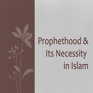 Prophethood