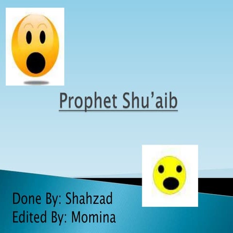 Prophet shu’aib