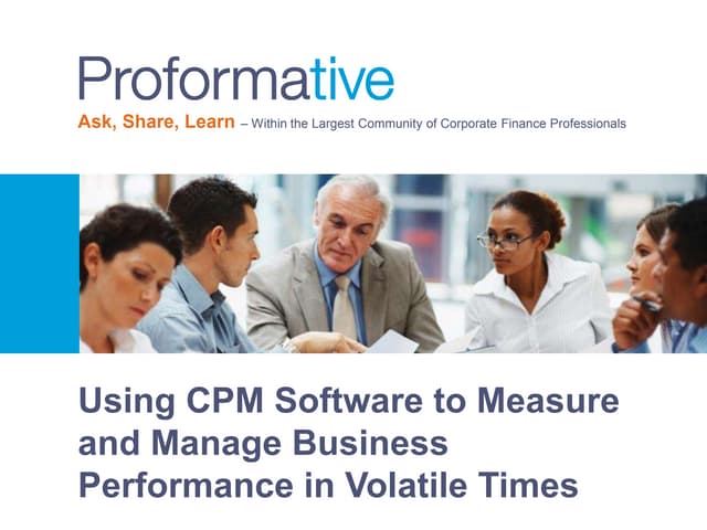 How to Measure and Manage Business Performance in Volatile Times
