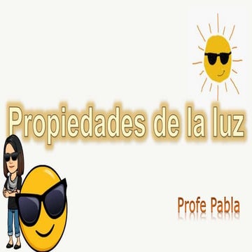 Propiedades de la luz, propagación