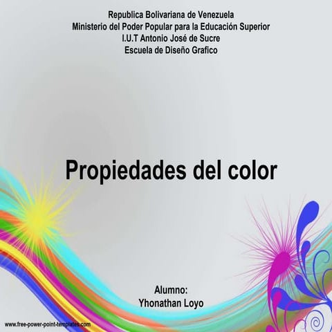 Propiedades del color