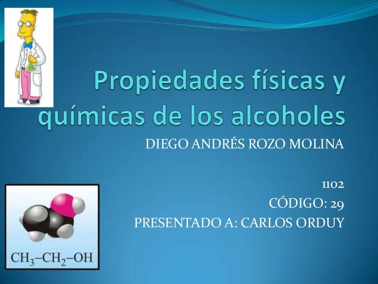 Propiedades físicas y químicas de los