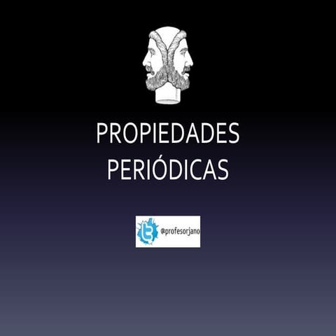 Propiedades periódica profesor jano