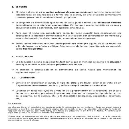 Propiedades textuales