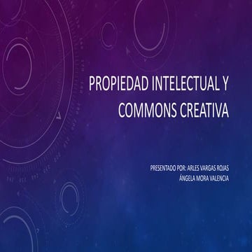 Propiedad intelectual y commons creativa