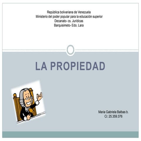 Mapa mental la propiedad | DOCX