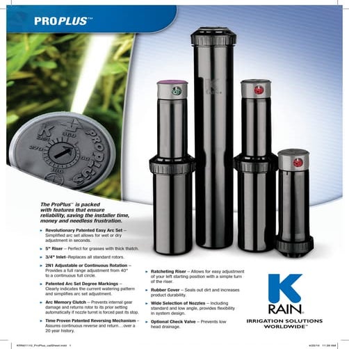 Landscape Irrigation Pro plus PDF