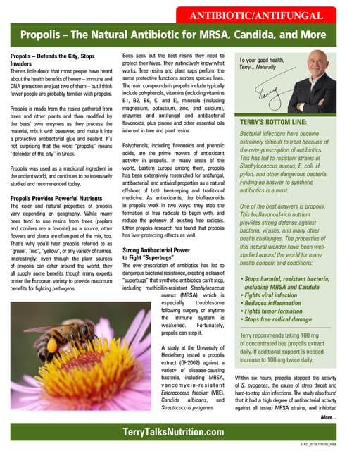Propolis - The Natural Antibiotic a...