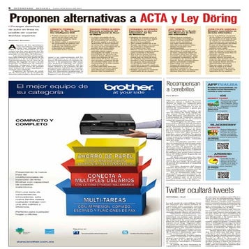 Proponen alternativas a acta y ley doring 20120130 006
