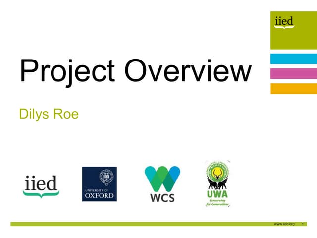 Pro-poor wildife crime research project overview