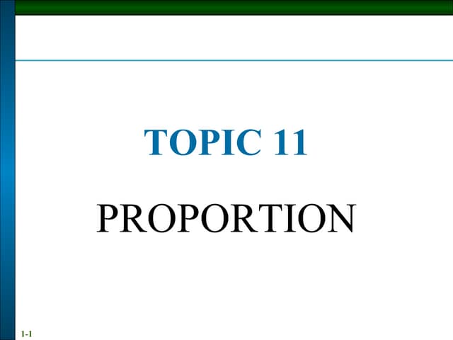 Proportion