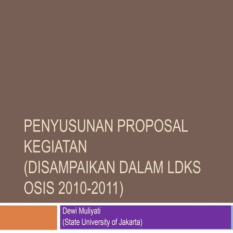 Proposal OSIS
