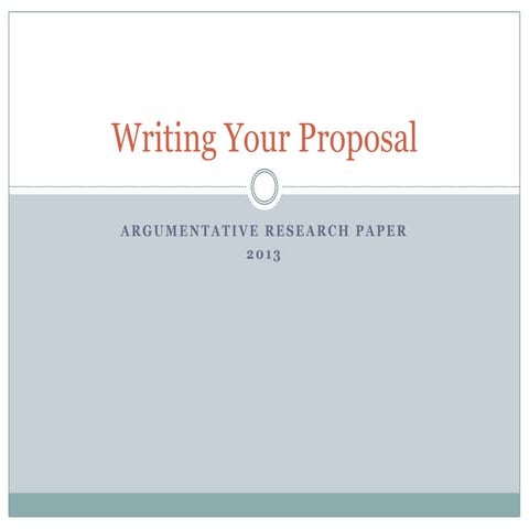Proposal