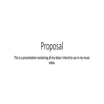 Proposal