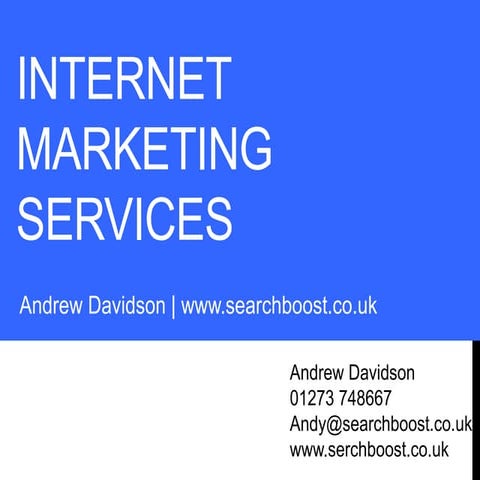 Internet Marketing Services