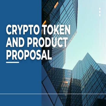 cryptocurrency token launch proposal for VCs | PDF