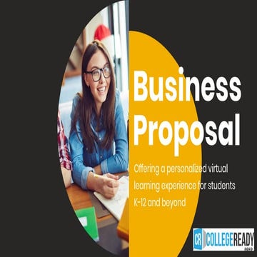 Business Proposal for College Prep Program