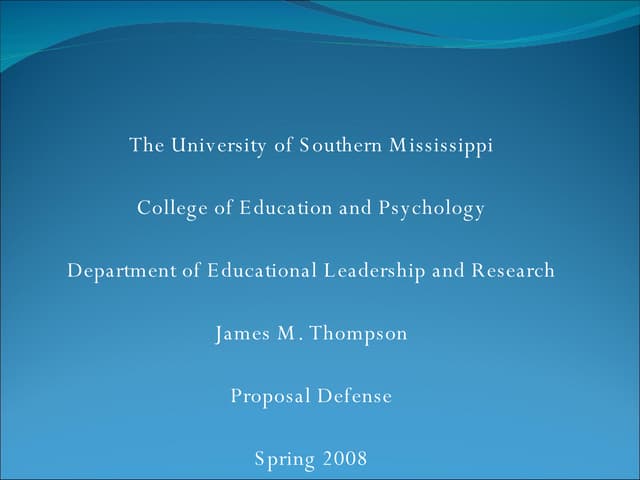 Proposal Defense Power Point