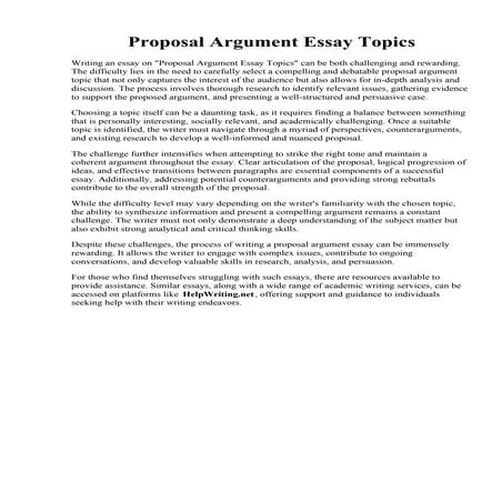 Proposal Argument Essay Topics.pdf