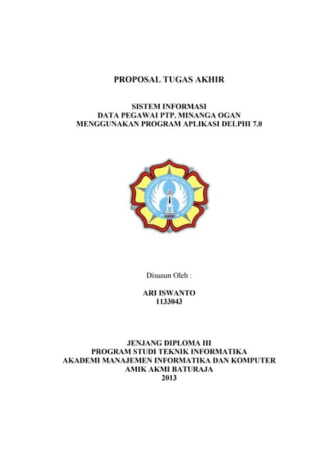 Proposal Tugas Akhir Ari Iswanto OKU 