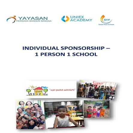 Proposal ayo peduli sekolah 11 individual