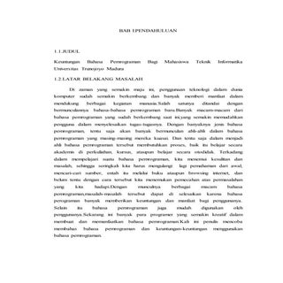 Proposal bahasa indonesia